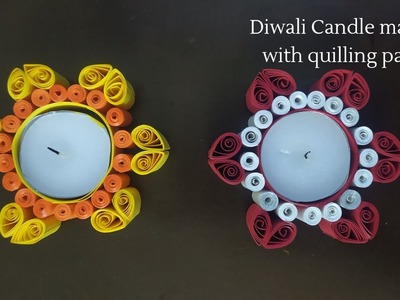Diwali candle making with quilling paper | Diwali decoration | Happy Diwali | Art My Fashion