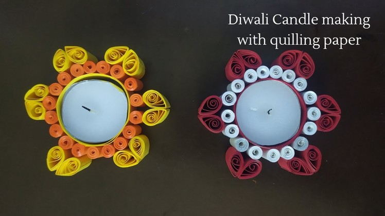 Diwali candle making with quilling paper | Diwali decoration | Happy Diwali | Art My Fashion