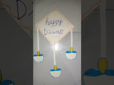 Diwali craft idea in old invitation card in yuva craft creations