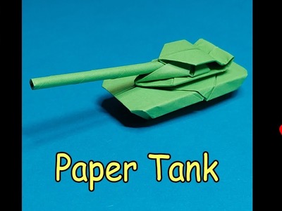 DIY Origami TANK | How to make paper tank easy | Fold tutorial #Shorts