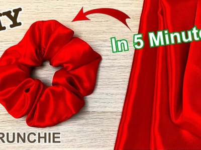 Diy Satin Fabric Scrunchies ????5 Minutes! How to Make Scrunchies Easy Sewing Tutorial | P&K Handmade |