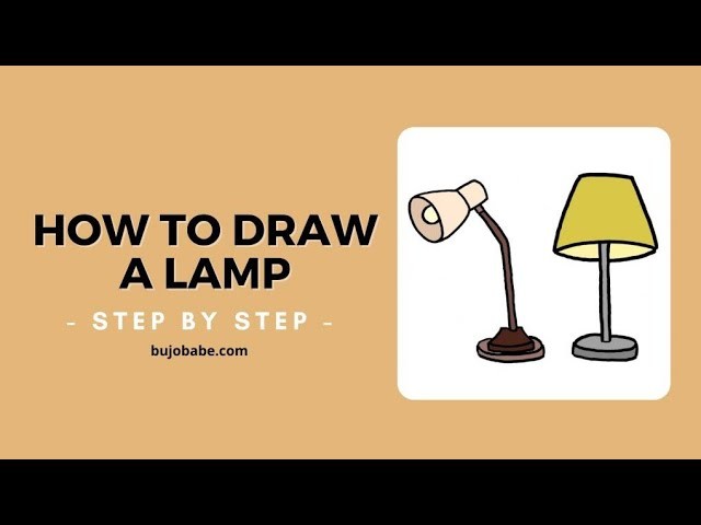 Draw a lamp | lamp drawing | How 2 draw lamp | easy lamp drawing | Draw lamp | lamp