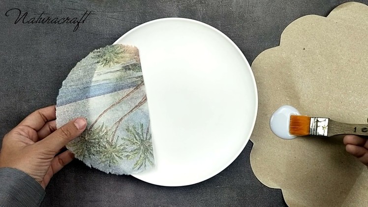 How To Decoupage On Ceramic Plate