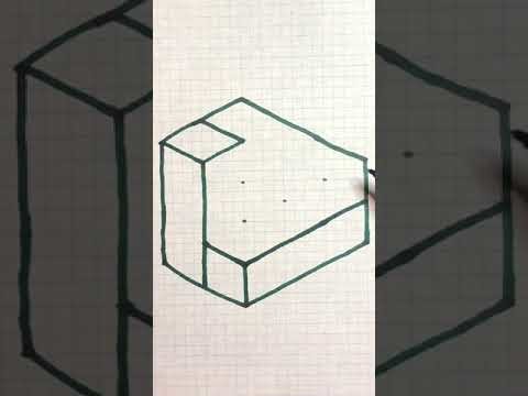 How to draw 3d drawing step by step #Shorts #Drawing #EasyDrawing