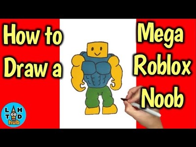 How to Draw a Mega Noob Roblox | Art Lesson