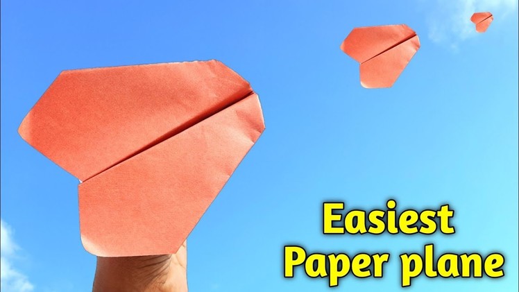 How To Make Easiest Paper Plane