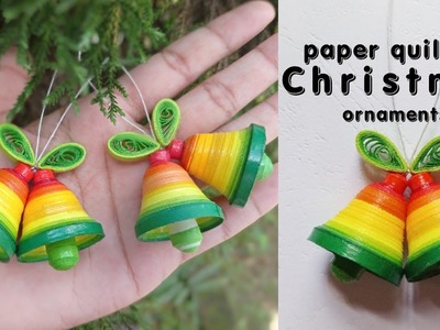 Paper bell | Quilling Christmas ornaments | Quilling bell | paper craft|@gratuit folding #diycrafts