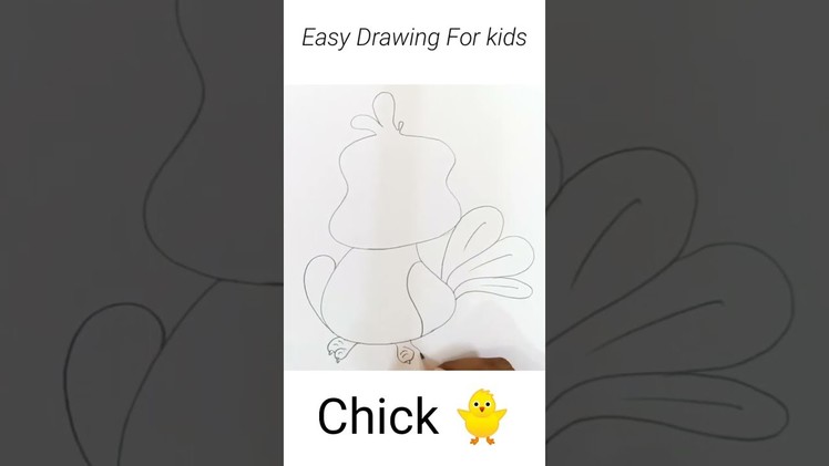 #shorts how to draw chick | draw chick | chick drawing | chick