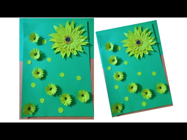 #shorts #part2 DIY | How to make sunflower wall decor | New ideas for wall decor |. #part_2
