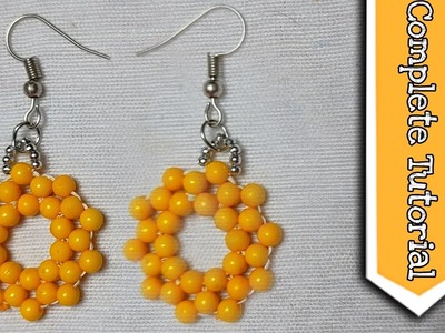 Beads earrings tutorial