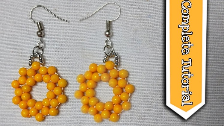 Beads earrings tutorial