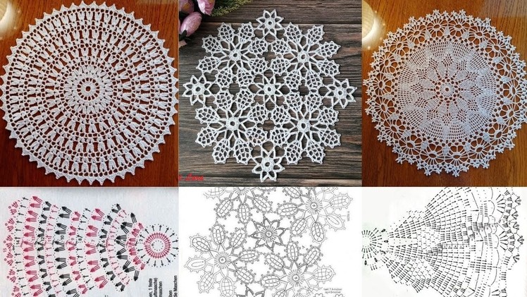 Best Handmade Crochet Center Placemat Patterns For Home Decoration - GANCHILLO CON SUS PATRONES