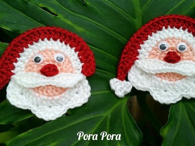 Crochet Santa Claus Tutorial I Crochet Christmas Ornaments