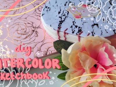ﾐ☆ DIY Watercolor Sketchbooks | Single Page Binding