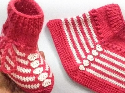 Easy Knitting Baby Shoes , Socks , Booties