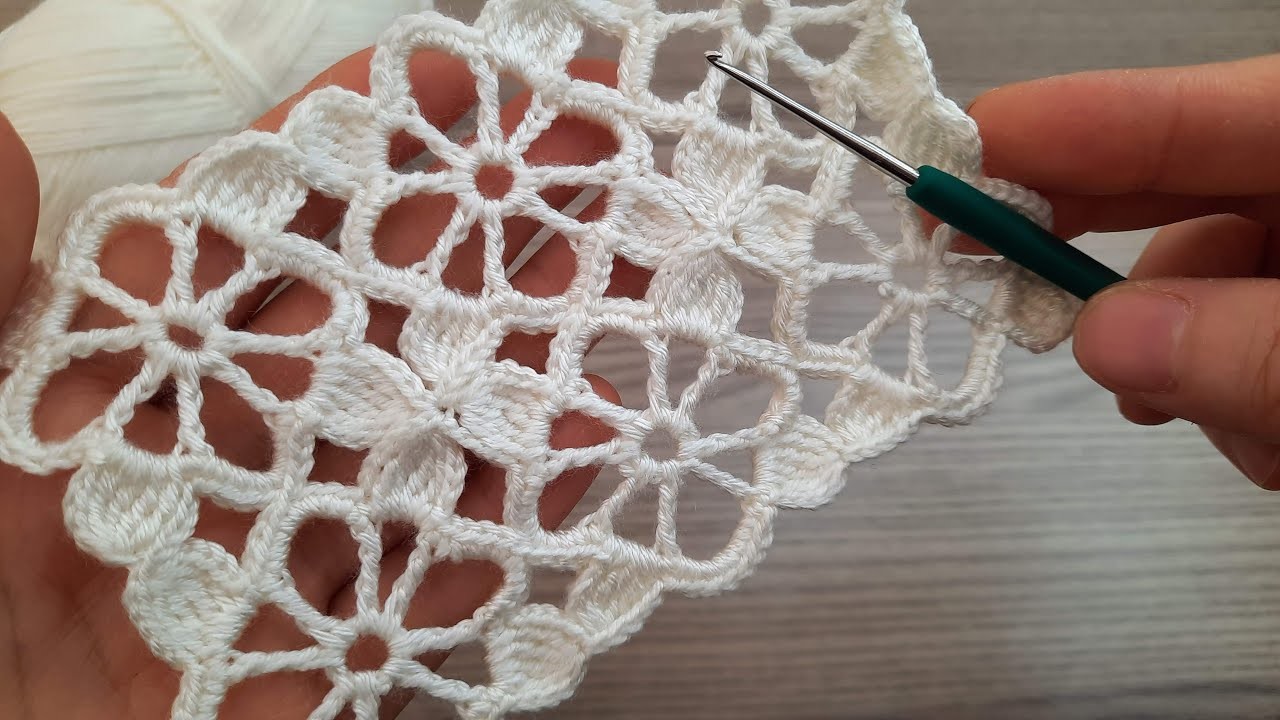 FANTASTIC Very Beautiful Flower Crochet Pattern * Crochet Online Tutorial for beginners Tığ işi örgü
