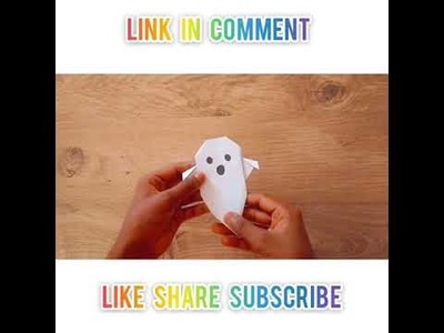HOW TO MAKE PAPER GHOST | VERY EASY | DIY ORIGAMI