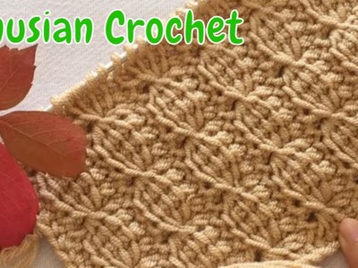 How To Tunusian Crochet  I Very Easy Tunusian Blanket I Beginner Stitch Tutorial