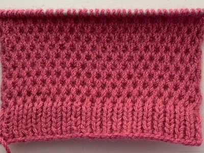 Knitting Stitch Pattern For Sweater.Jacket And Cardigan