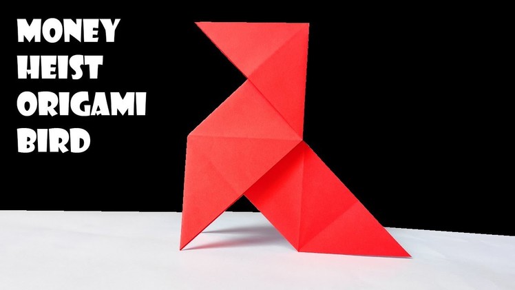 Money heist origami bird | Origami bird  making