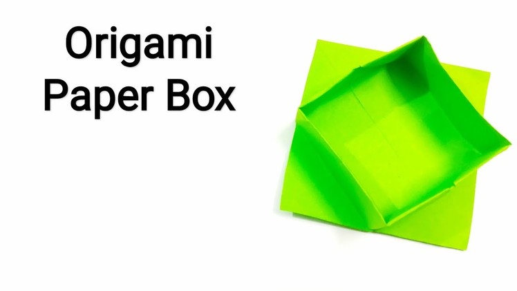 Origami paper box without glue. Paper crafts without glue #shorts #box #origami #craft