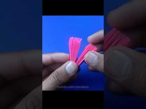 Paper Flowers Making Idea | Paper Crafts | How to make Flower With Paper | DIY Craft Idea | #Short