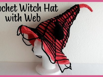 PART 1: Crochet Witch Hat with Spider & Web