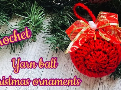Super easy Christmas ornaments #crochet #crochettutorial #veryeasyandsimple #zhielle’screation