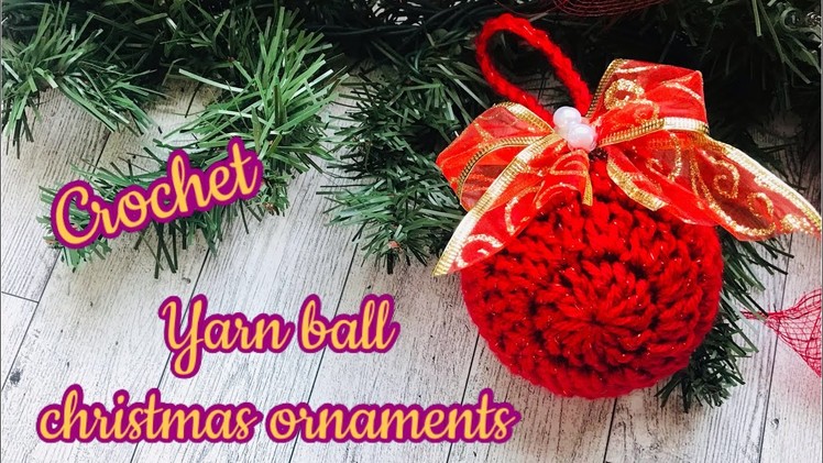 Super easy Christmas ornaments #crochet #crochettutorial #veryeasyandsimple #zhielle’screation