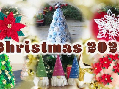スペシャル編集｜クリスマスに飾りたい紙工作6種☆雪の結晶からツリーまで - DIY 6 Christmas Paper Craft Ideas. Tutorial
