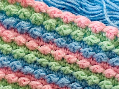 Trend Crochet new 3D stitch 162 | Crochet blanket stitch |crochet scarf stitch