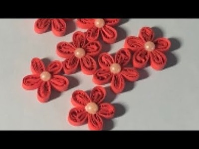 4 Different Quilling Flower for Typography and Scrapbooking (No.9)