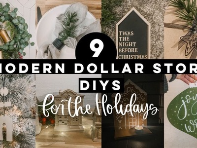 8 Modern Dollar Store DIY Christmas Decorations