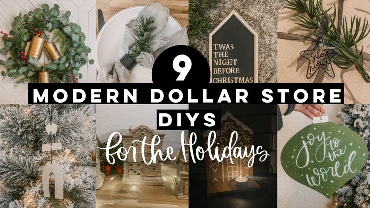 8 Modern Dollar Store DIY Christmas Decorations