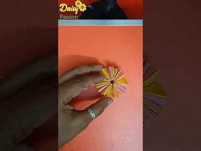 Art and Craft with Colourful Paper #Dangling #3D #Diya