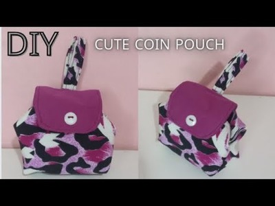 DIY CUTE COIN POUCH ,For Christmas Gifts, Sewing Gifts Ideas