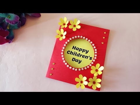 How to make Children's Day Card | Beautiful Children's Day Card | Children's Day | Greeting Card