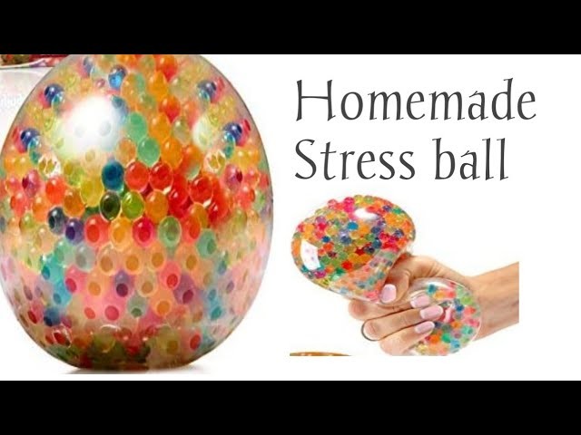 How to make orbeez stress ball.easy homemade stress ball.Ashi Sanvi art and craft