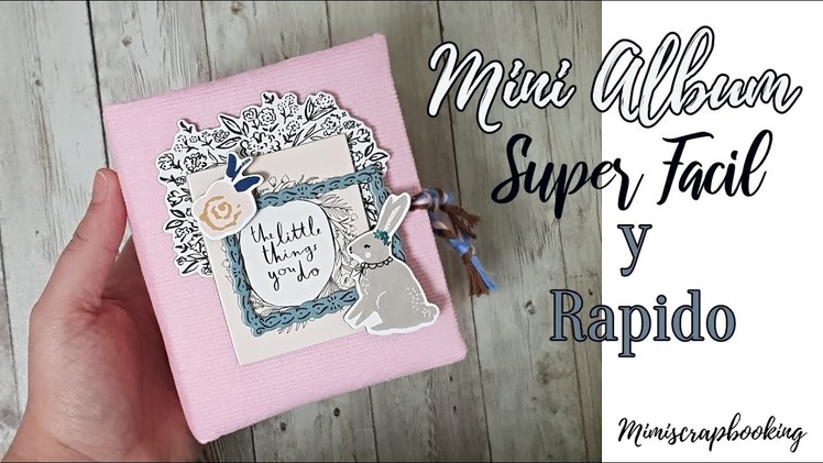 MINI ALBUM SUPER FACIL Y RAPIDITO (☆▽☆),tutorial scrapbooking album