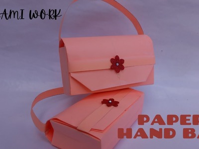 Paper Hand Bag |Origami Work | Diy paper craft | Craft and Art idea