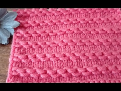 ⛓️Strickmuster "Ketten". Für Anfänger! "Chains" knitting pattern. For beginners!