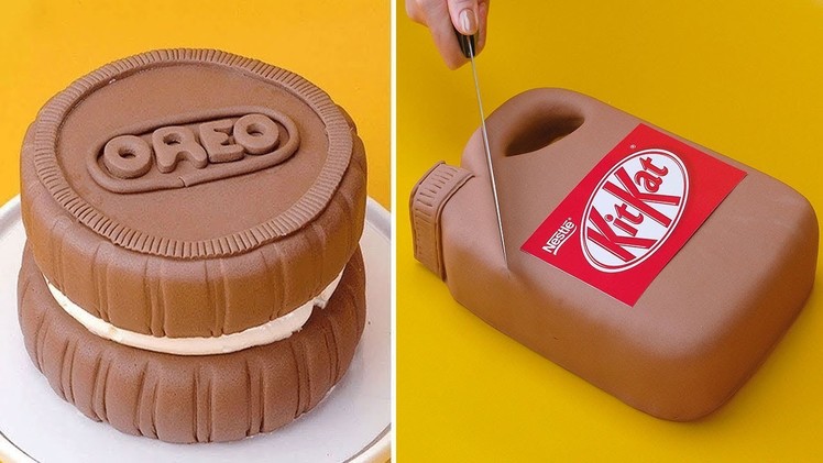 Top Fondant OREO & KITKAT Cake Decorating Tutorials | Amazing Chocolate Cake Decorating Ideas