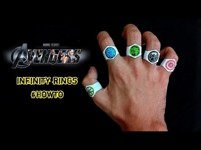 Tutorial - How To Make Avengers Infinity Rings With Unique Designs #DIY #Marvel