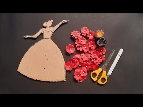 Unique Wall Hanging Craft | Home Decorations Ideas |  Best Out Of Waste Cardboard and Paper Sheet