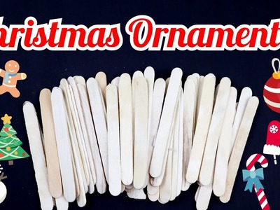 10 Super Easy Popsicle Stick Craft Ideas For Christmas Decoration | DIY Christmas Ornaments