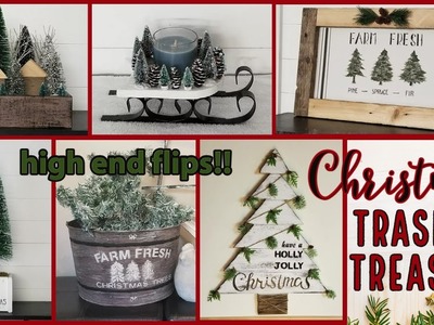????BEST HIGH END TRASH TO TREASURE CHRISTMAS DECOR~Farmhouse Christmas DIYS~Rustic Christmas Tree DIYS