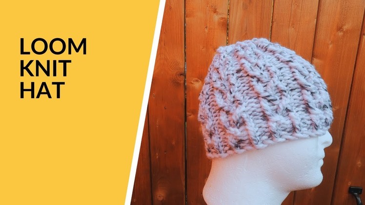 Braided Cable Hat | Loom Knitting Tutorial | Loom Knit Hat | Round Loom