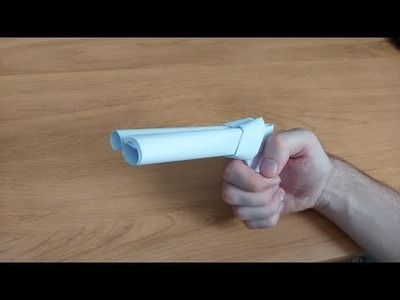 Comment faire un pistolet en origami papier !