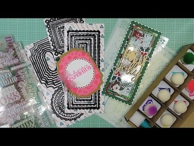 Diamond Press Ultimate Card Making Collection: Shaped & Shaker Card Tutorial! Basic and Easy Steps!