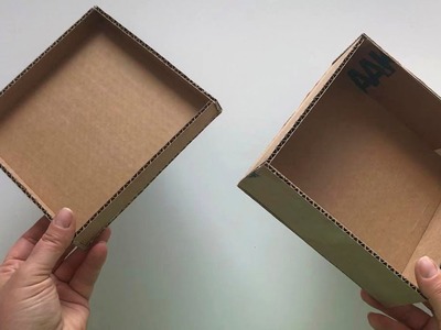 DIY Jewelry box | Craft idea with cardboard